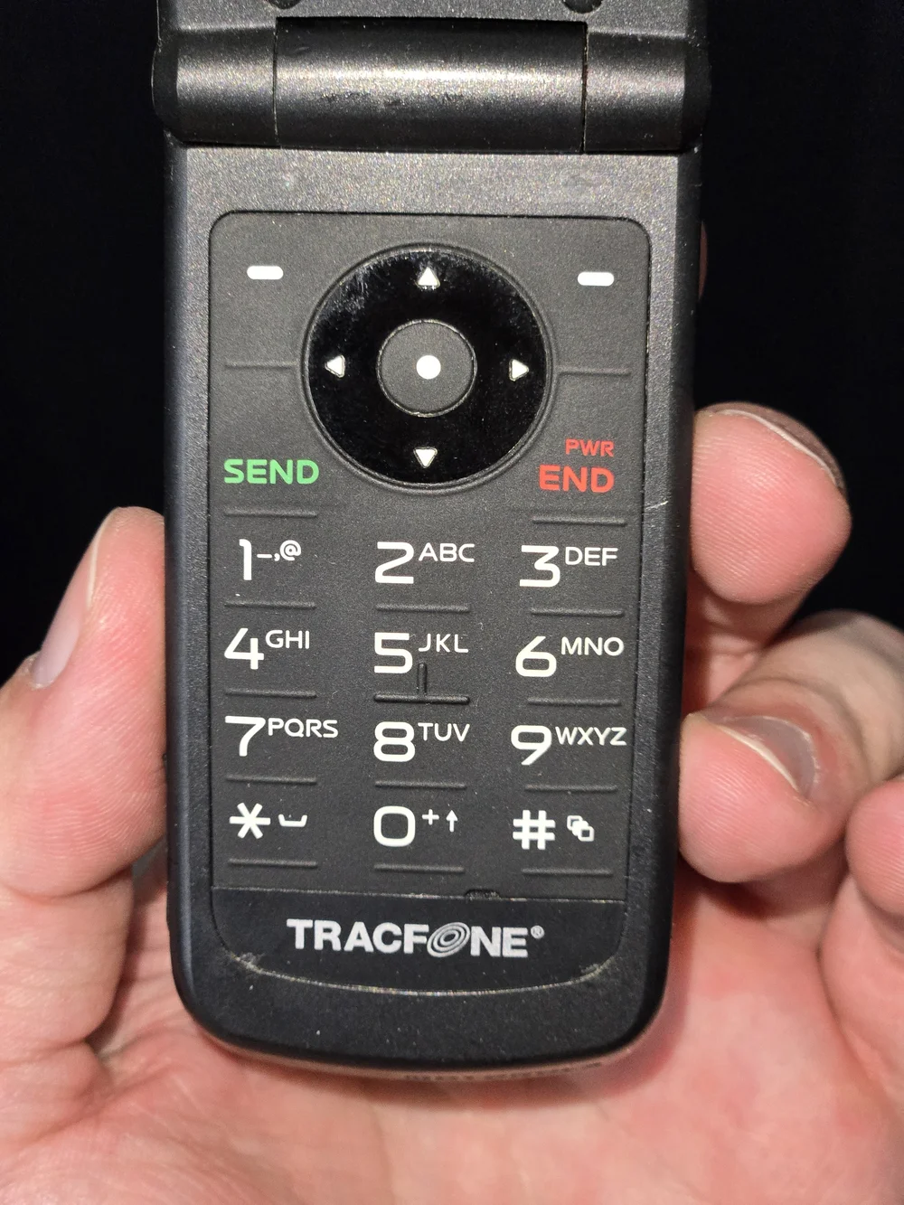 Motorola Cellular Flip Phone (Tracfone) Cellphone It Turns On